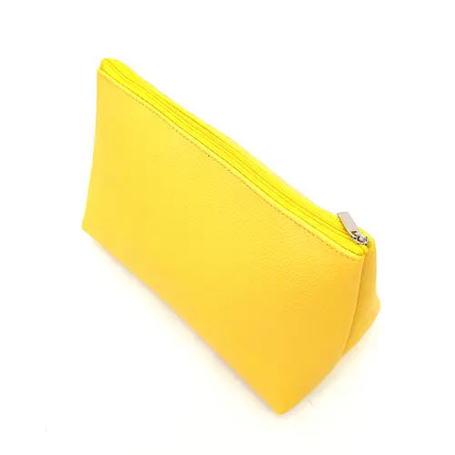 2026 Latest Plain Cosmetic Pouch Student Convenient Storage Mens Toiletry Bag Leather